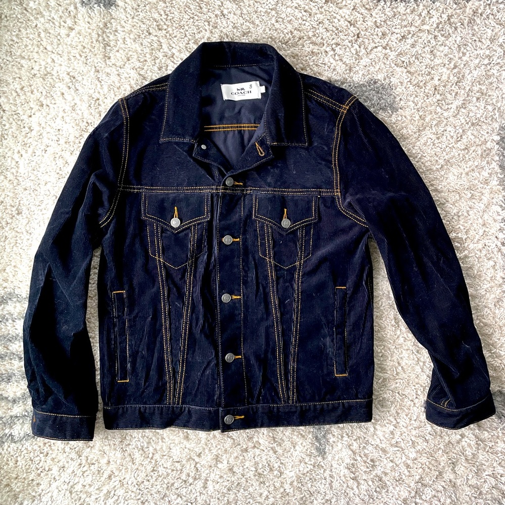 Coach Men’s Corduroy Jacket. Size Small.